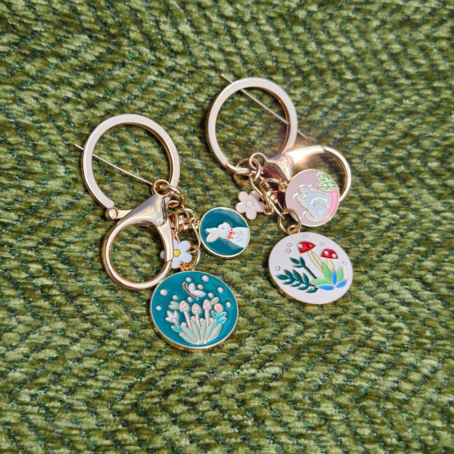 Mushroom Key Ring
