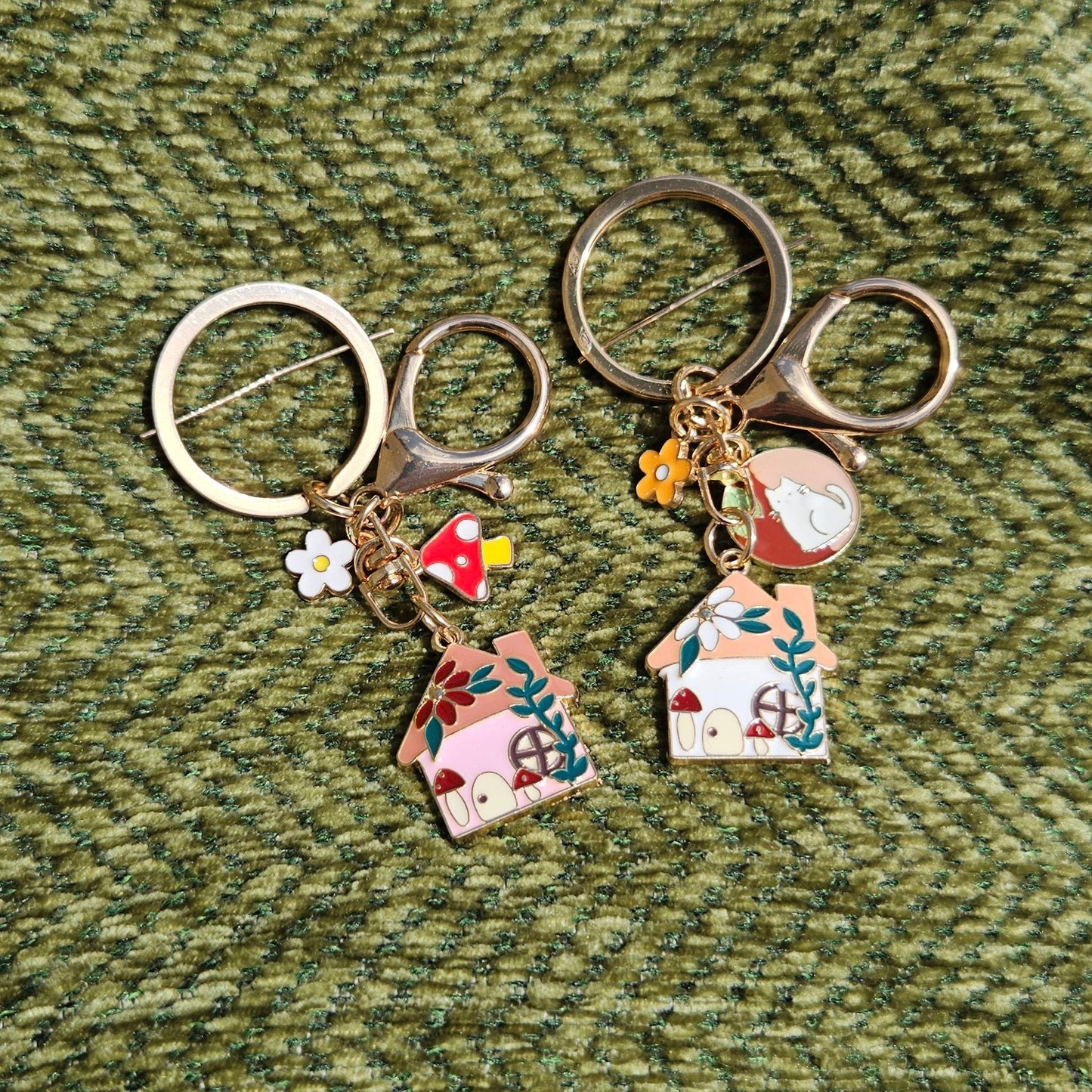 Mushroom Key Ring