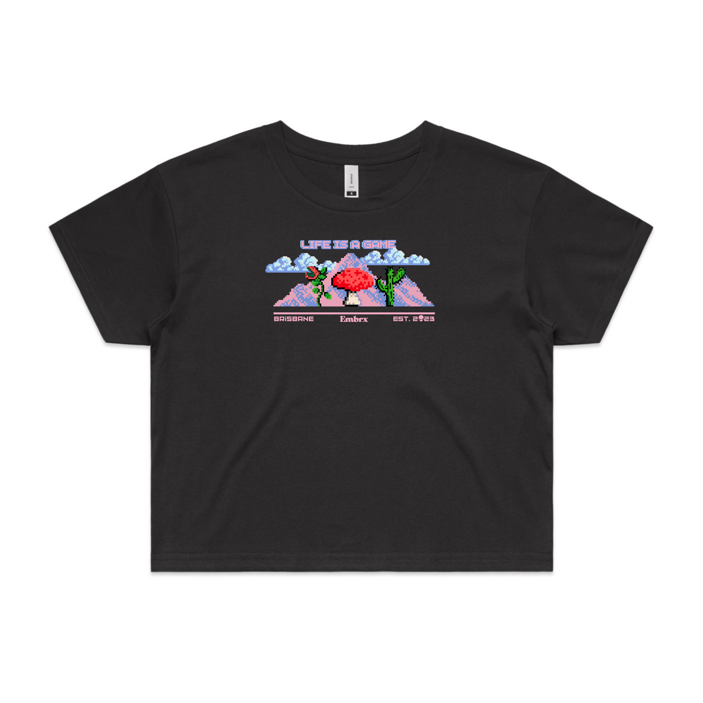 Life is a Game 🎮 Crop Tee