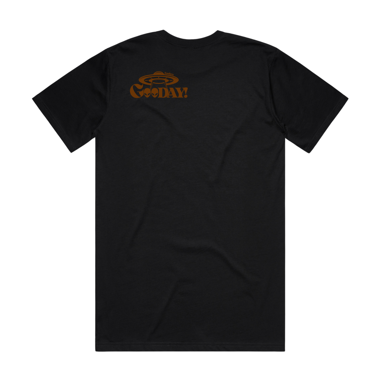 GooDAY! Heavy Tee - Dark Brown/Black
