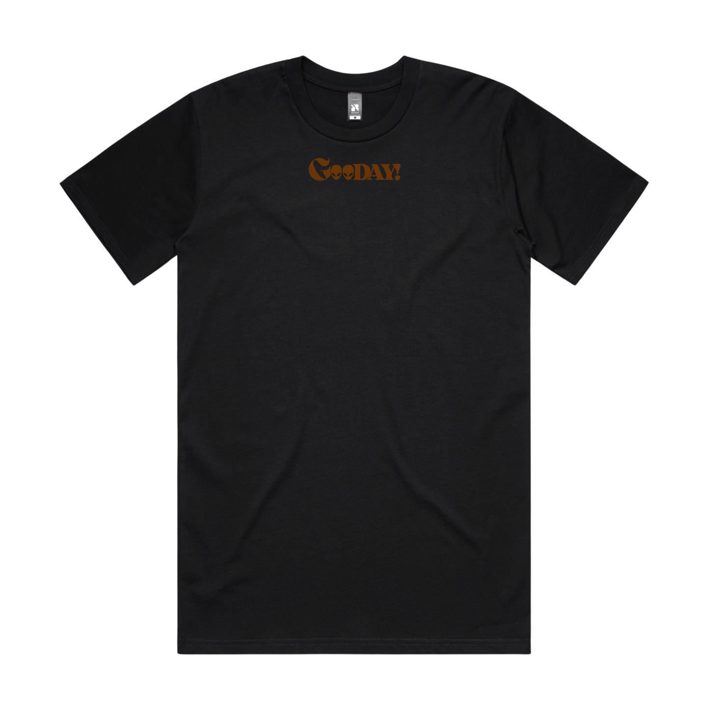 GooDAY! Heavy Tee - Dark Brown/Black