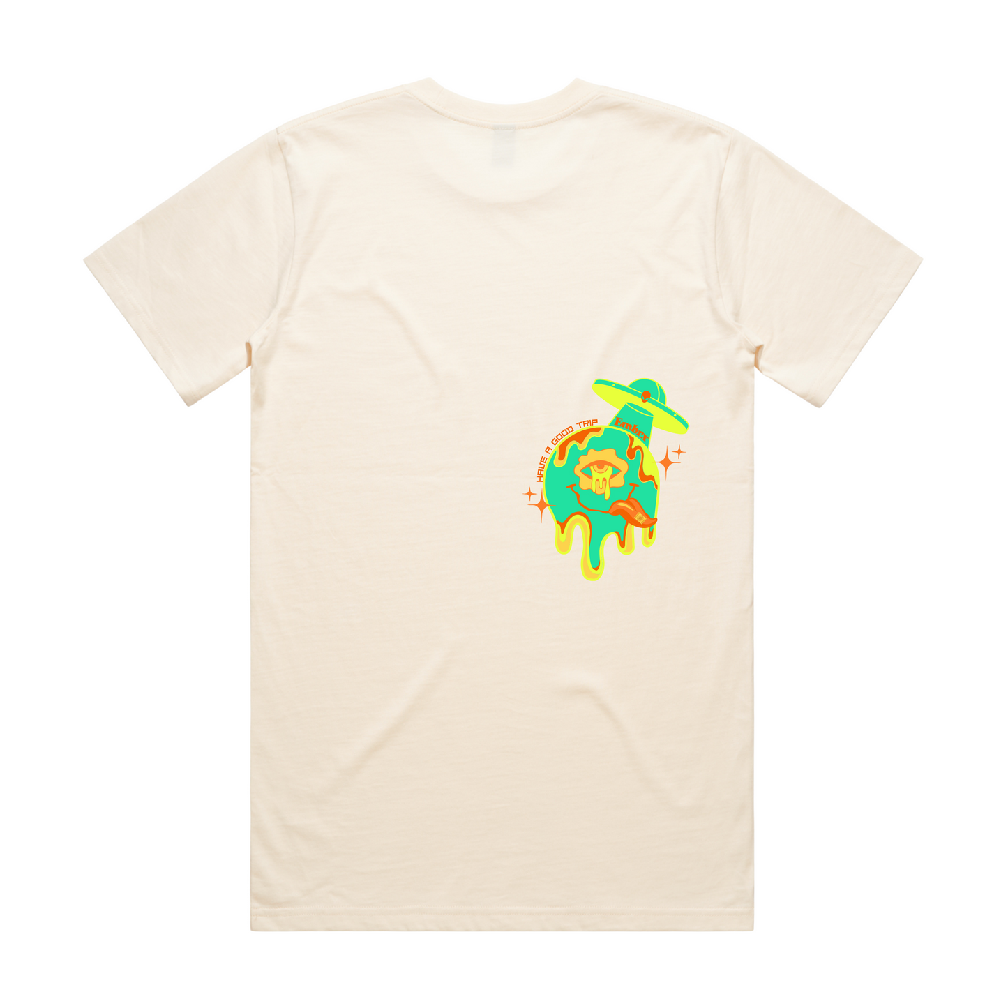 Trippy Heavy Tee - Natural