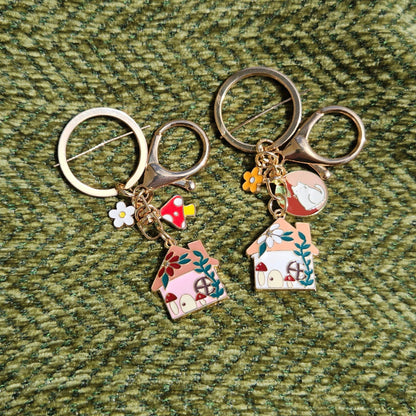 Mushroom Key Ring