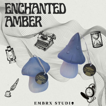 Mushroom Soy Wish Candle - Enchanted Amber