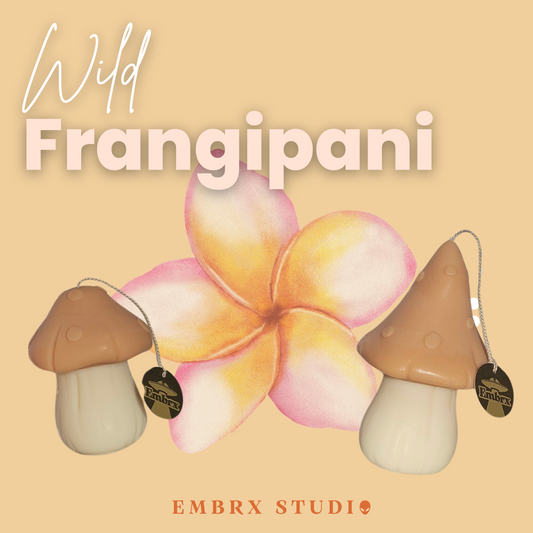 Mushroom Soy Wish Candle - Wild Frangipani