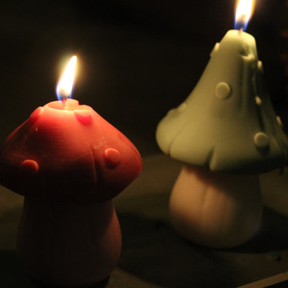 Mushroom Soy Wish Candle - Zesty LemonGrass