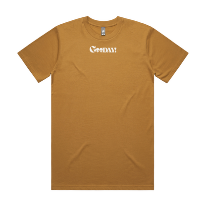 GooDAY! Heavy Tee - White/Khaki