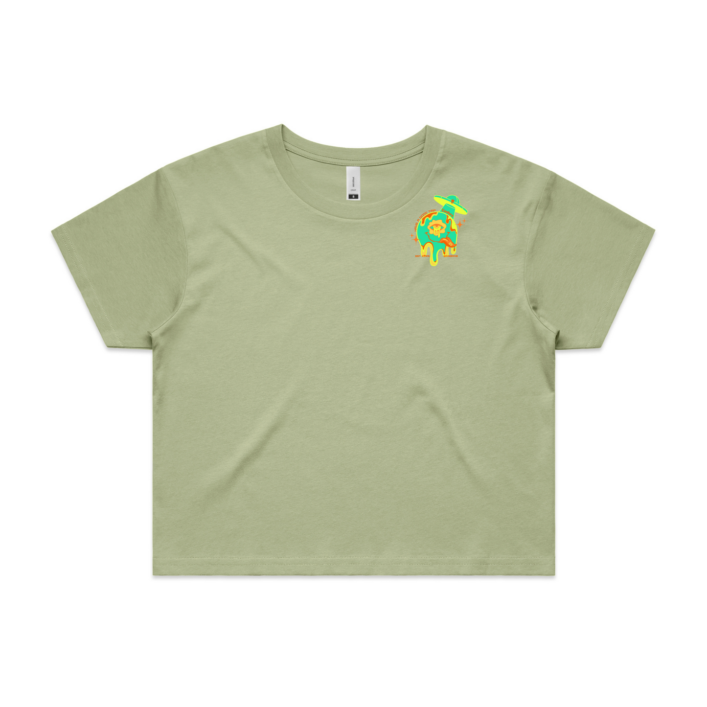 Trippy Crop Tee