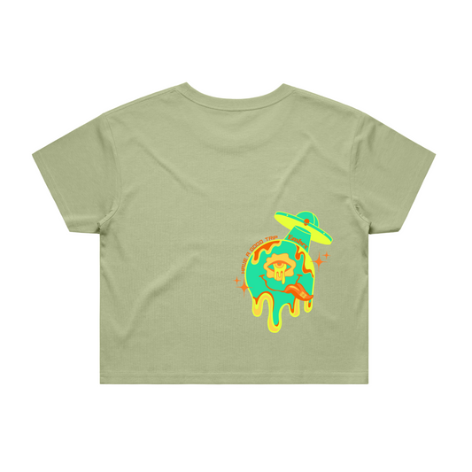 Trippy Crop Tee