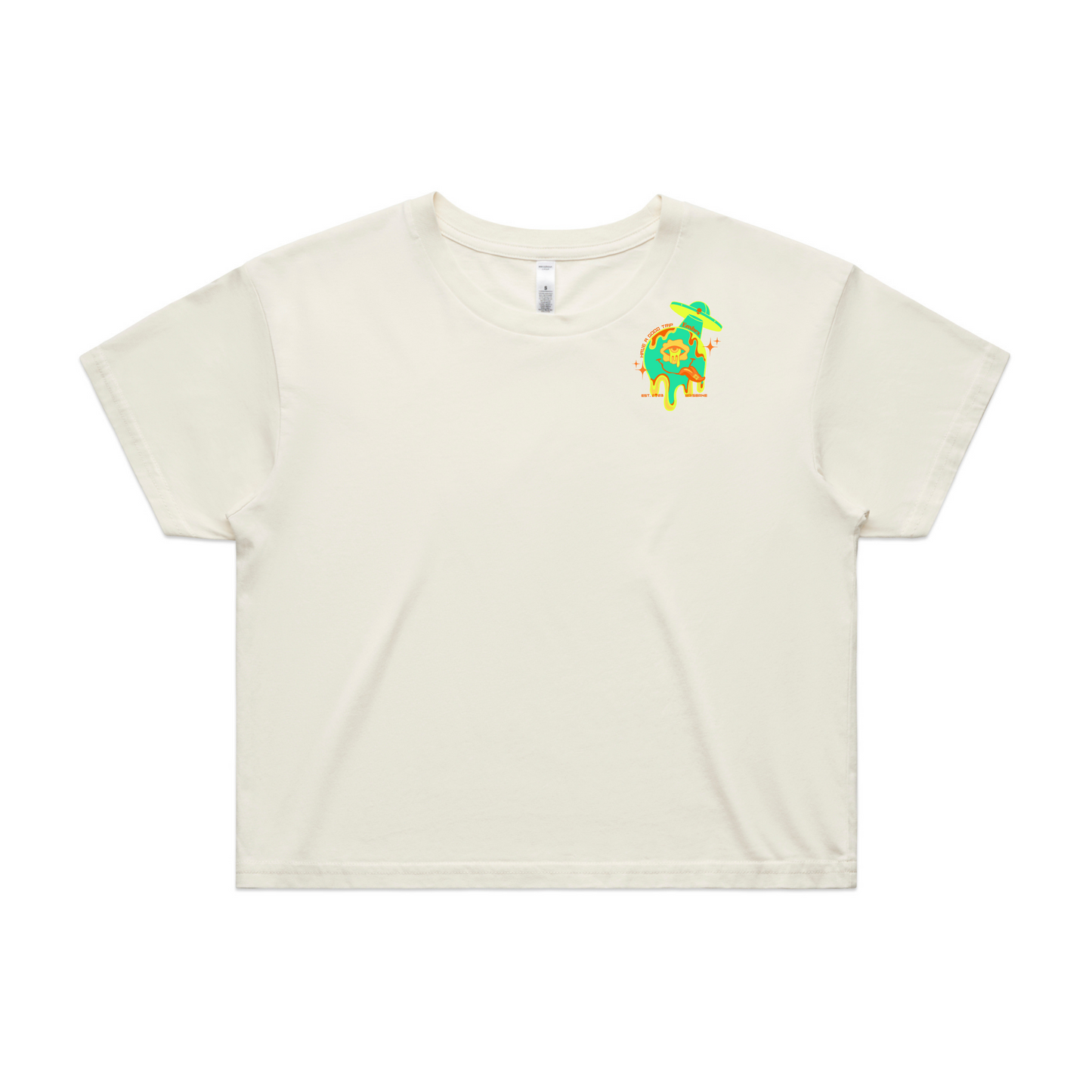Trippy Crop Tee