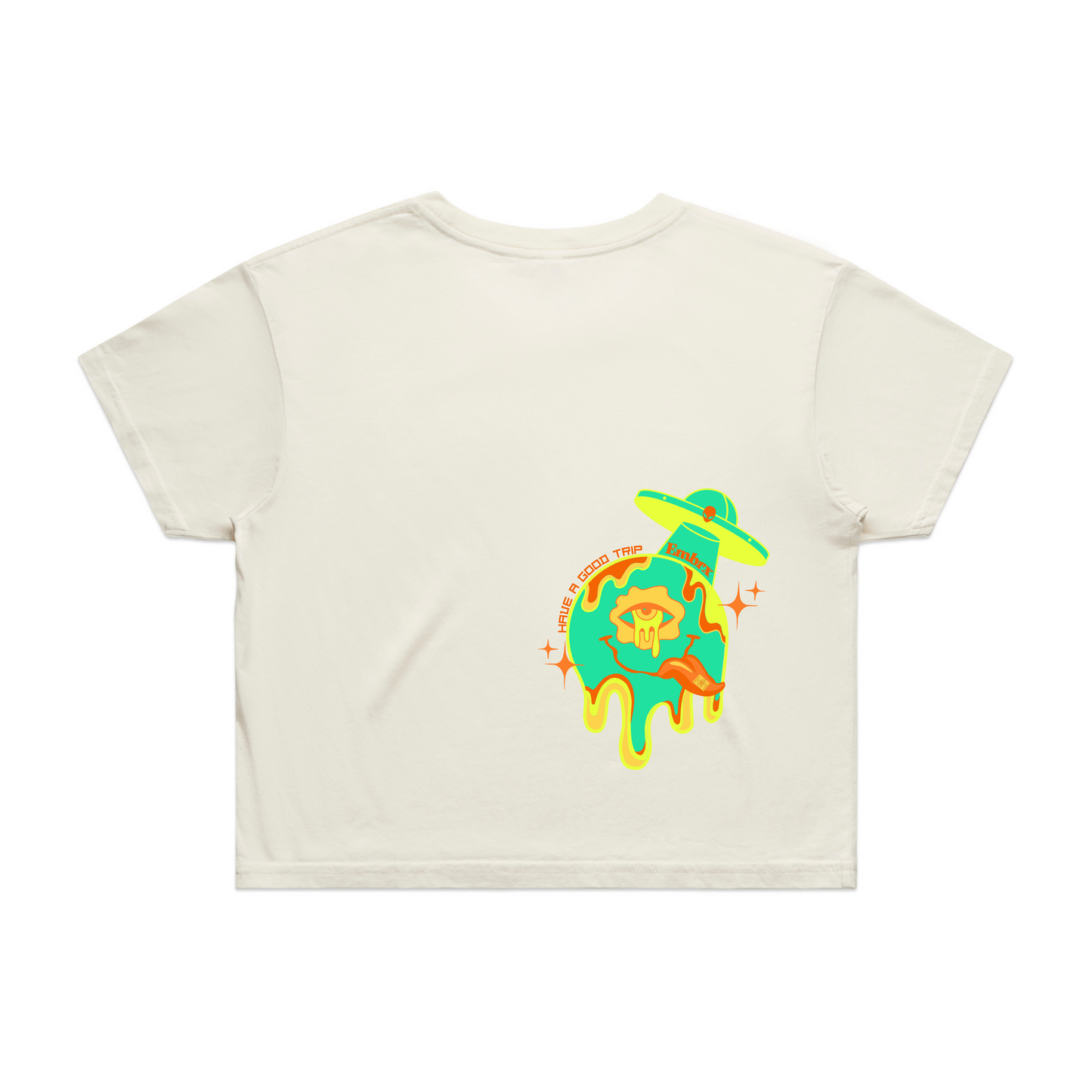 Trippy Crop Tee