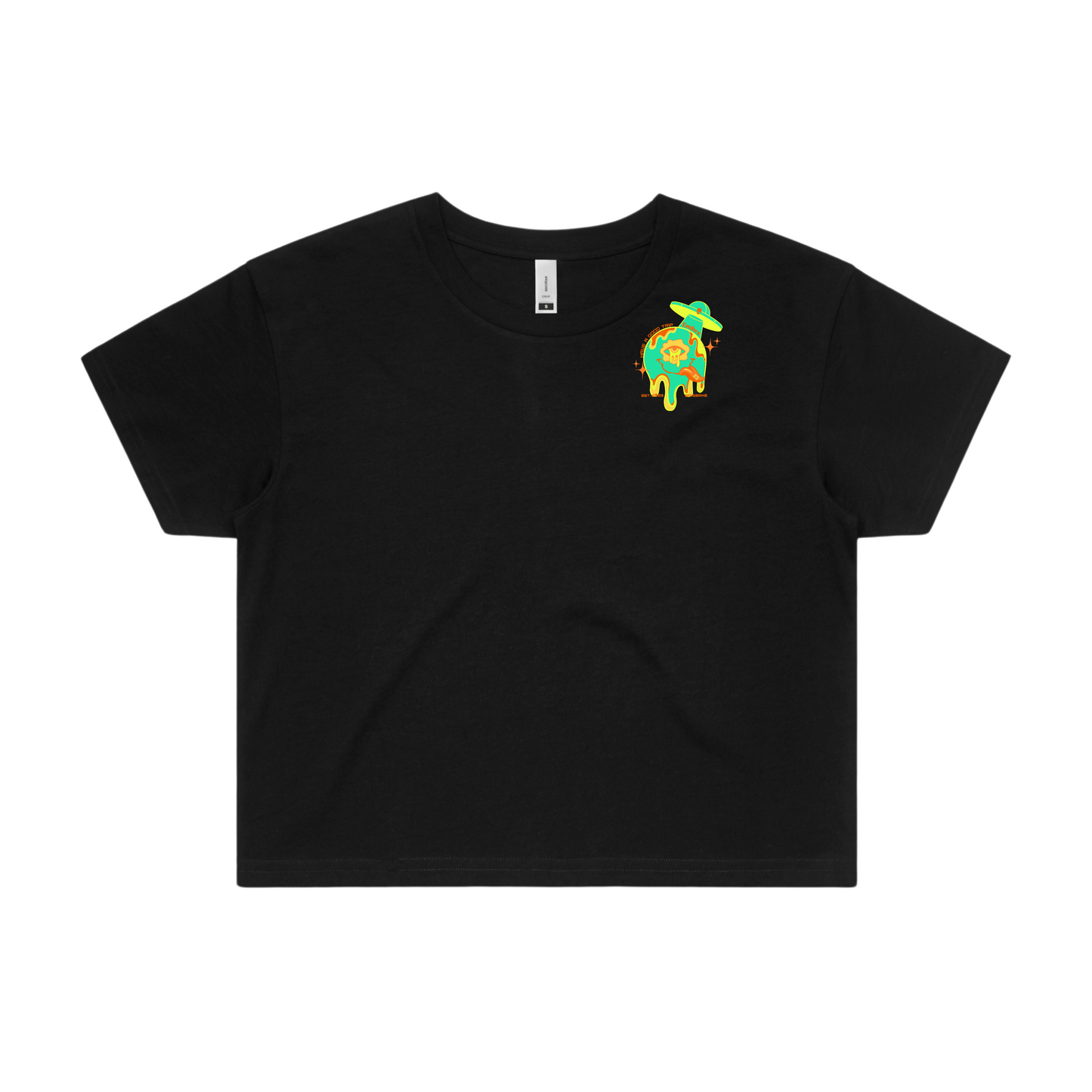 Trippy Crop Tee